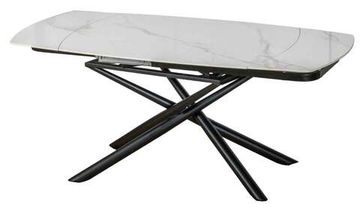 стол BRONX 120- Gloss Kass Gold/ черный каркас