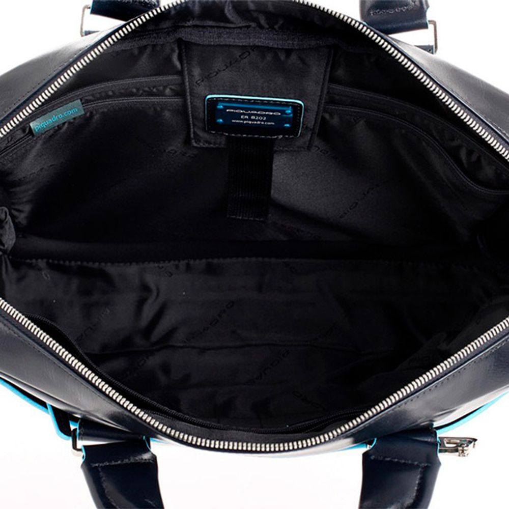 Сумка Piquadro Blue Square черная телячья кожа (CA3335B2/N) 5