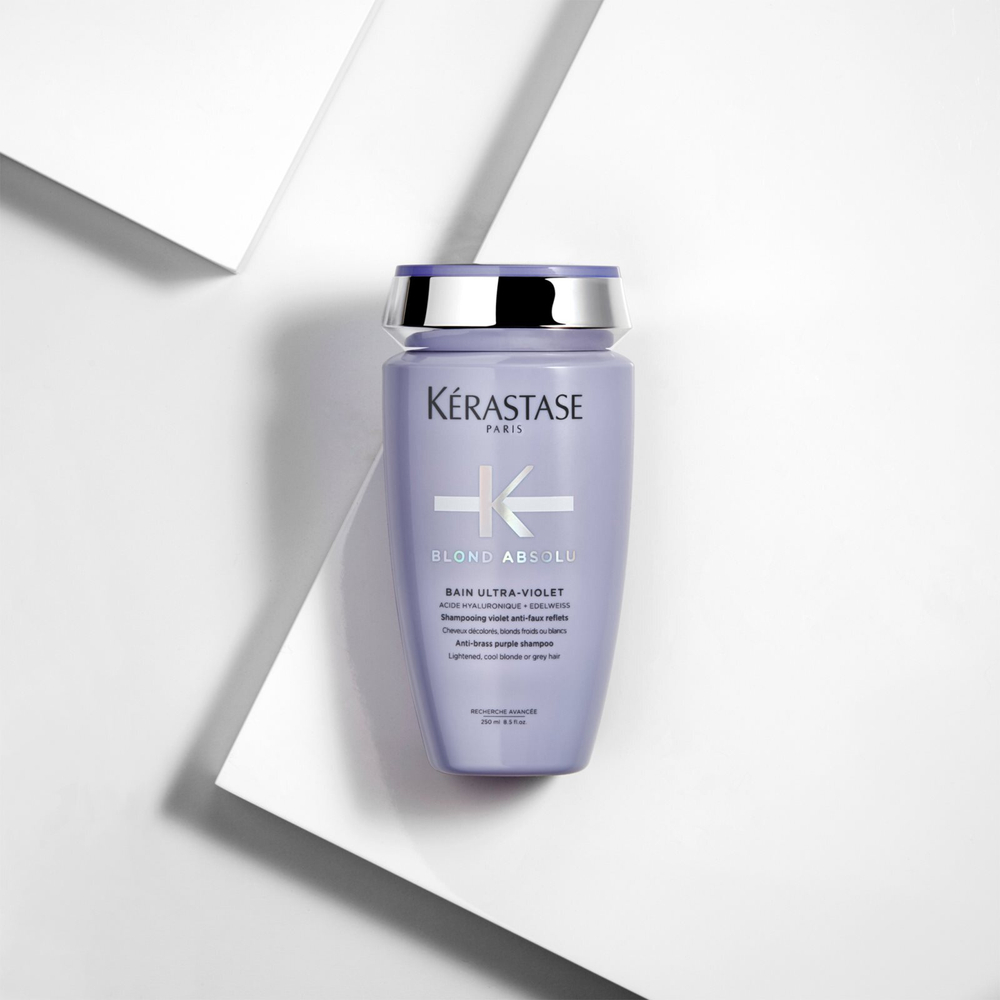 Kerastase Blond Absolu Bain Ultra-Violet - ванна для обесцвеченных волос с мелированием в оттенок холодный блонд /   250  ml  / GTIN 3474636692231