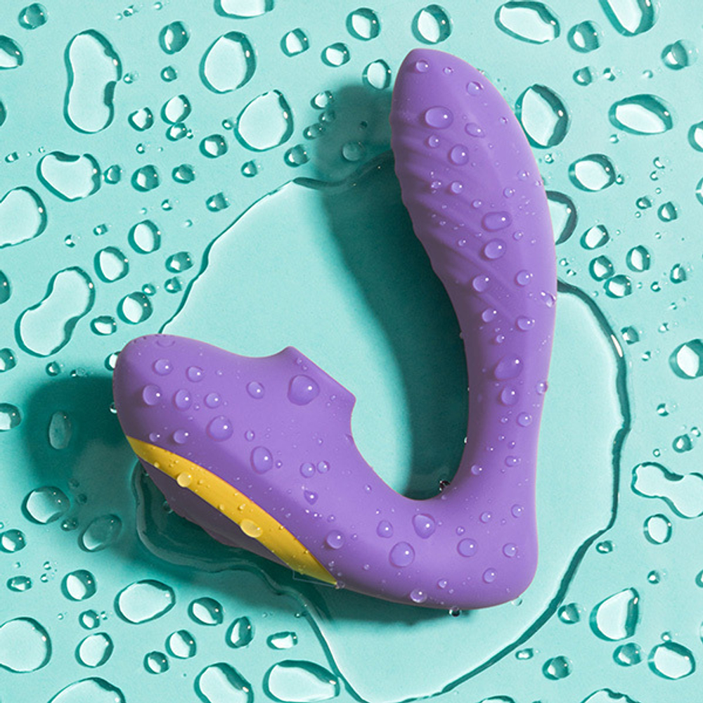 Сиреневый вибратор-стимулятор Romp Reverb Double Trouble Clitoral And G-Spot Stimulator RPRE1SGD