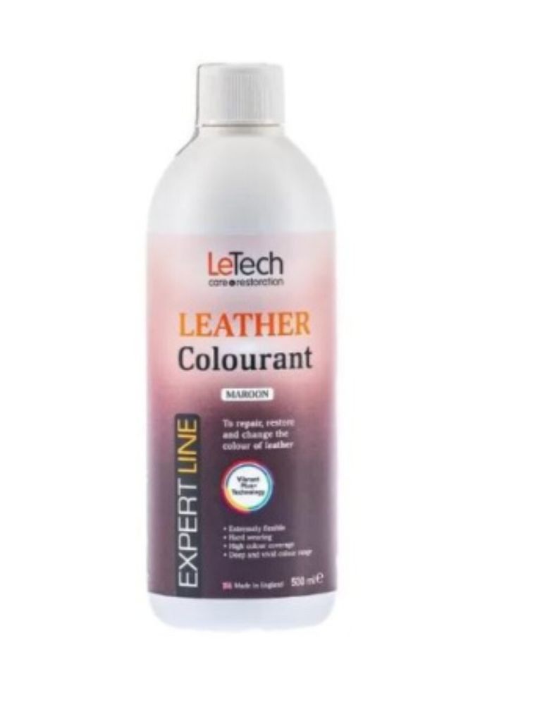 LeTech Expert Line Краска для кожи (Leather Colourant) Maroon, 500мл
