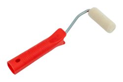 Мини-валик Зубр "ЭКСПЕРТ" "ВЕЛЮР", 100% шерсть, ворс 4мм, ручка 6мм, d=15/70мм 03536-07