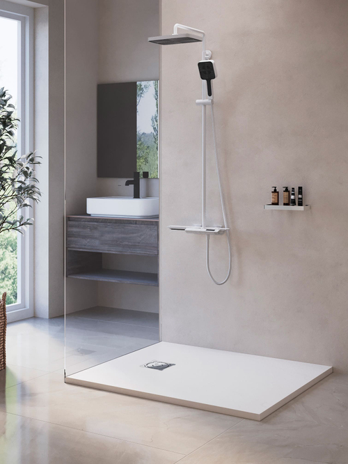 Душевой поддон прямоугольный RGW ST-W Белый (800x1600)