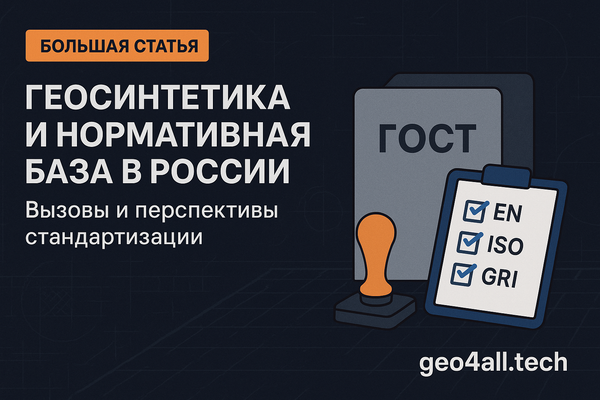 Геосинтетика и нормативная база в России: вызовы и перспективы стандартизации