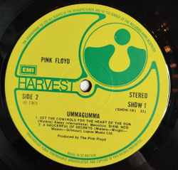 Винтажная виниловая пластинка LP Pink Floyd Ummagumma (UK 1969)