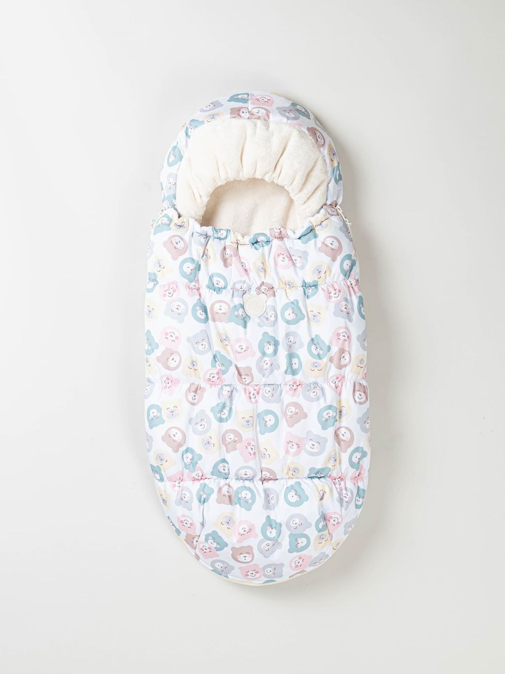 Кокон зимний для новорожденных "Мишки" 0+