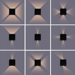 Уличный настенный светодиодный светильник Arte Lamp ALGOL A1445AL-4BK