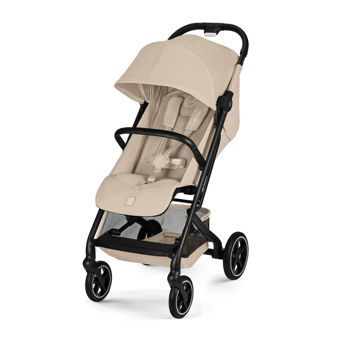 Cybex Прогулочная коляска Beezy Almond Beige, с дождевиком и бампером 2026