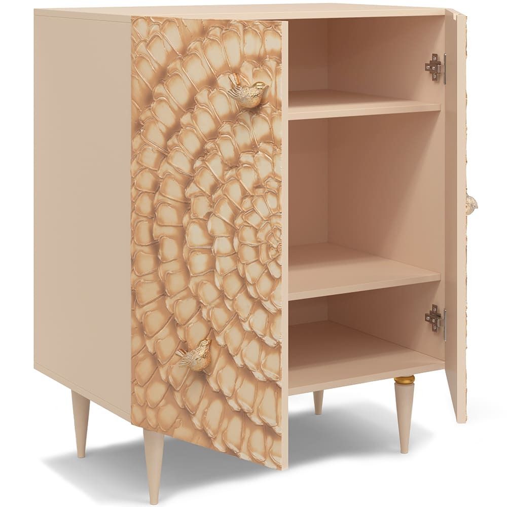 Комод Терра Классик с 2 полками Айвори