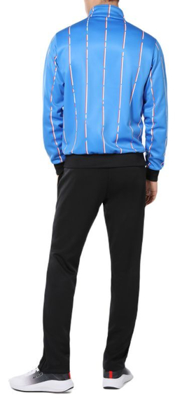 Мужской теннисный костюм Australian Double Jumpsuit With Stripes - blu zaffiro