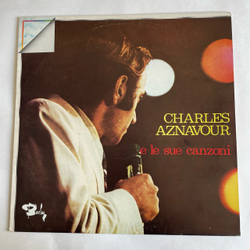 Винтажная виниловая пластинка LP Charles Aznavour Шарль Азнавур, Charles Aznavour E Le Sue Canzoni (Италия 1970)