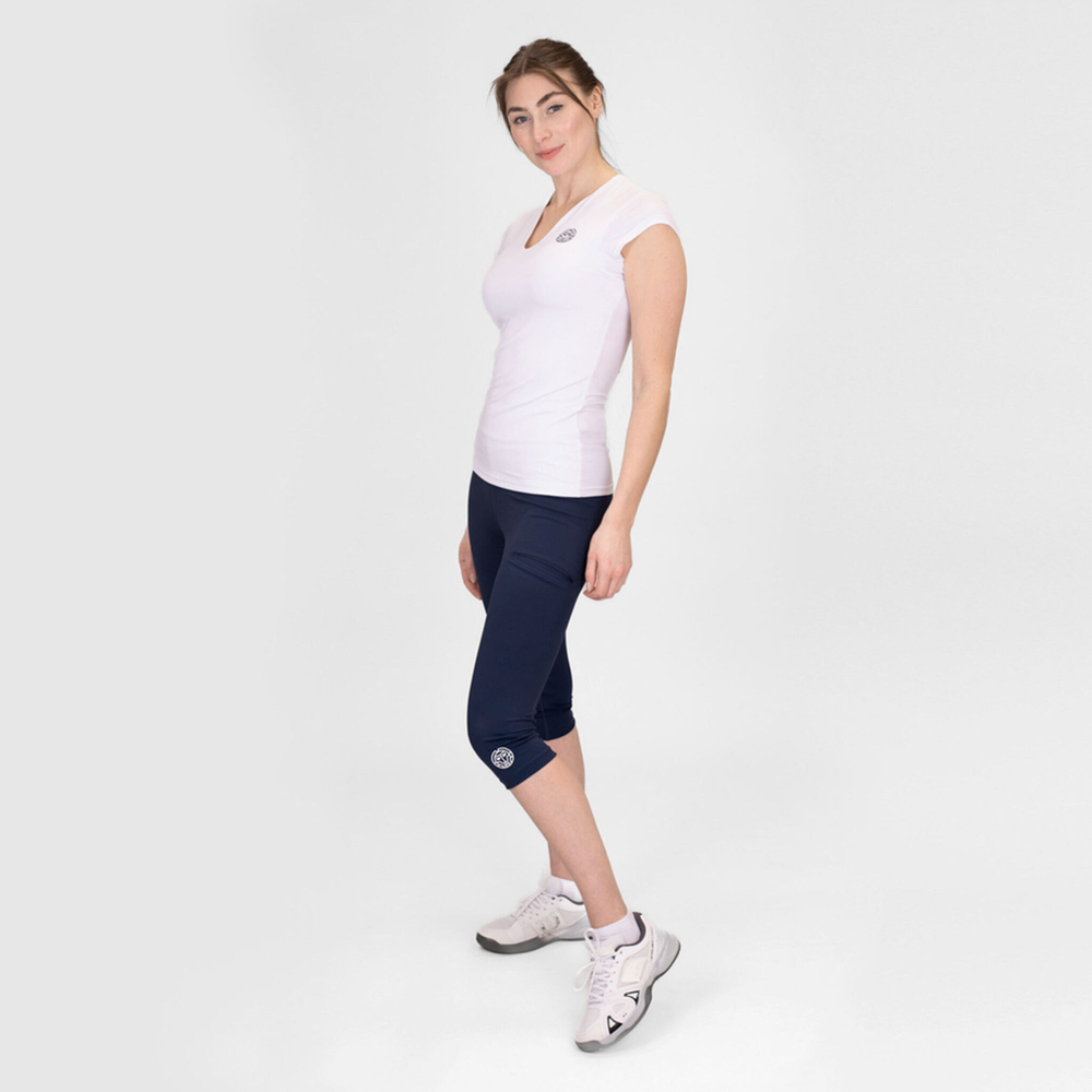 Женские теннисные брюки BIDI BADU Crew Tight Women - Dark Blue