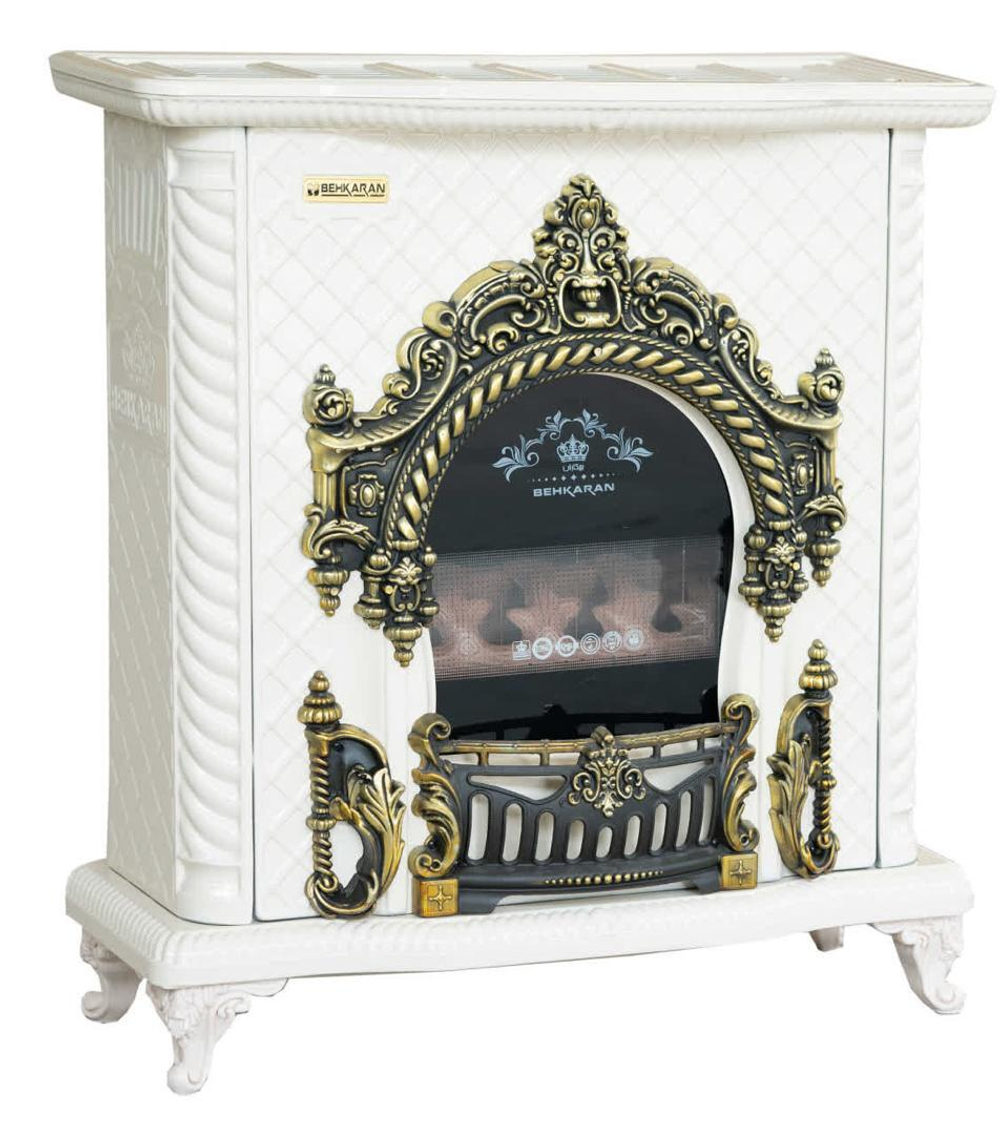 Газовый камин BEHKARAN EM 405 Матовый бежевый (120м2)