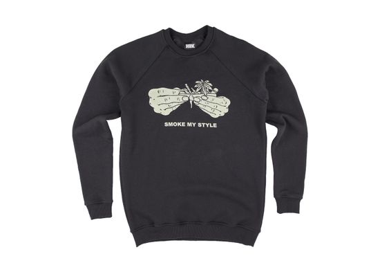 Свитшот HOOK «СМОК» черный