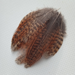 Перья вальдшнепа рыжие 4-7 см. 10 шт.
