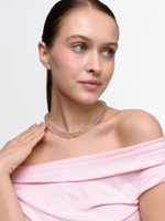 Чокер "Plane" горный хрусталь Multicolor