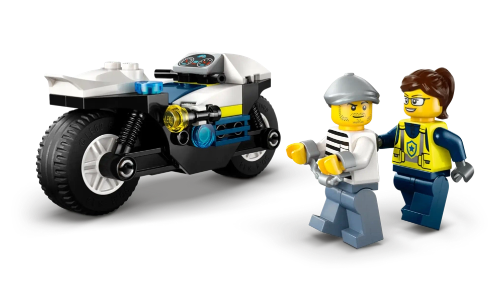 Конструктор LEGO City 60455 Полицейская погоня на мотоцикле