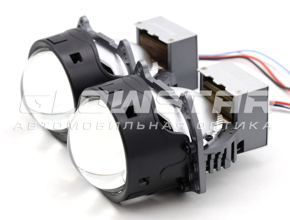 Билед модули Aozoom A25 2025 3.0 дюйма, 2 чипа, 5500K, 12V, 66W/75W, крепление 3R (комплект, 2шт)