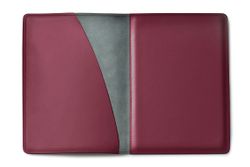 Папка "НА ПОДПИСЬ" из кожи цвет БОРДО