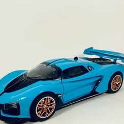 Машина металлическая McLaren 1:24 с дымом W96022