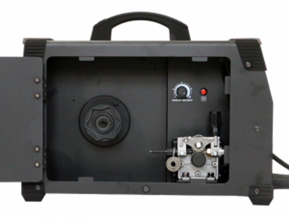 Инвертор сварочный MIG 200 "REAL" (N24002N) Black (маска+краги)