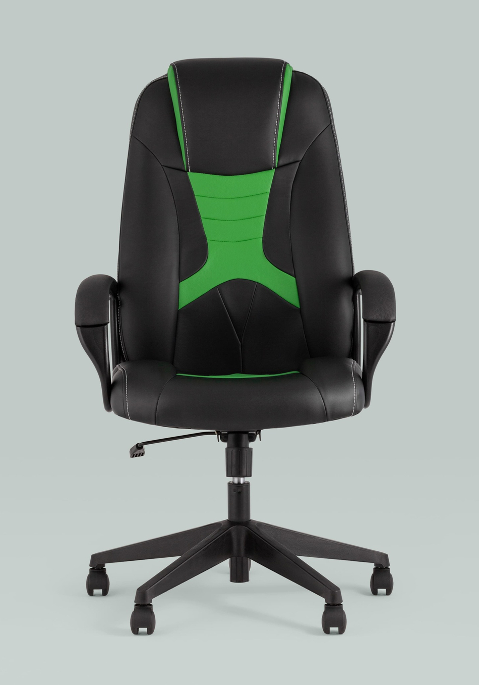 Кресло игровое TopChairs ST-CYBER 8 черный/салатовый