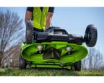 Аккумуляторная самоходная газонокосилка Greenworks GC82LM61S.2515607. TwinForce, 82v, 61 см, без АКБ и ЗУ