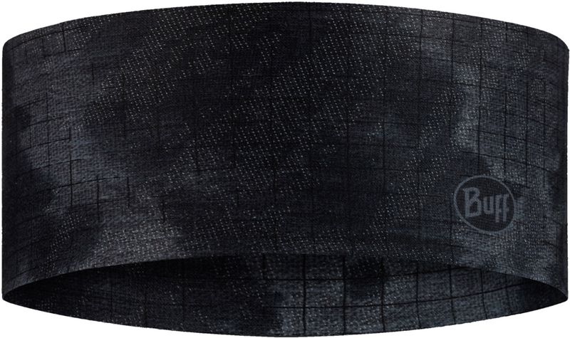 Широкая спортивная повязка на голову Buff Coolnet UV+ Wide Bonsy Graphite Фото 1