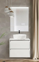 Тумба с раковиной и столешницей BelBagno KRAFT 70 Bianco Opaco