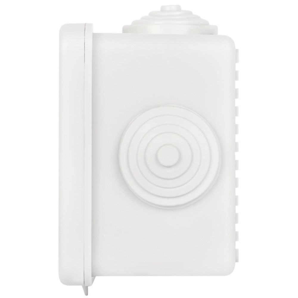 Распаячная коробка ЭРА KOR-65-65-50-4g открытой установки серая 65х65х50мм с гермовводами 4 вх. IP54