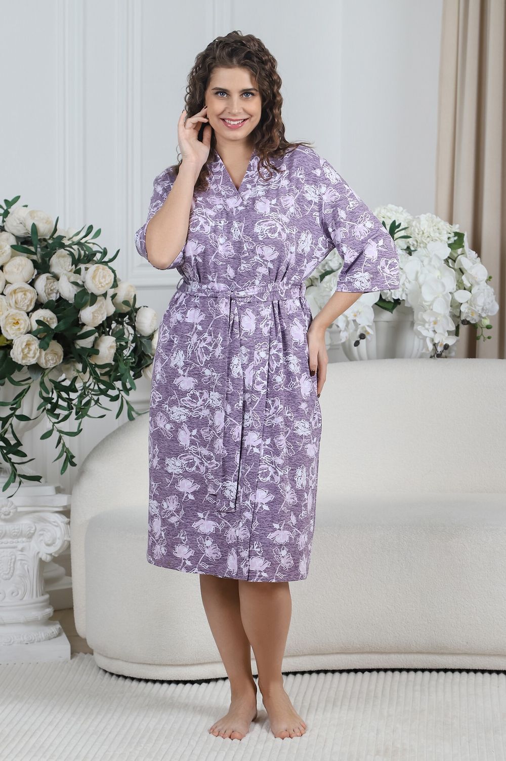 Халат Фрезия-4 Виотекс ЛИЛОВЫЙ