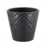 Горшок для цветов InGreen Manhattan D160мм, 1,6 л c дренажной вставкой, оникс