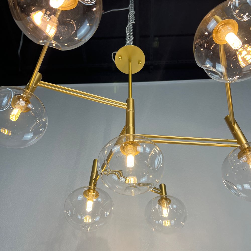 Люстра на штанге TEMPER L7 Gold