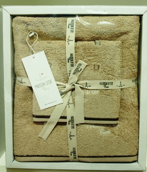 Набор полотенец  CANDY КЕНДИ 3пр 30х50 50х100 и 70х140 Maison Dor Турция