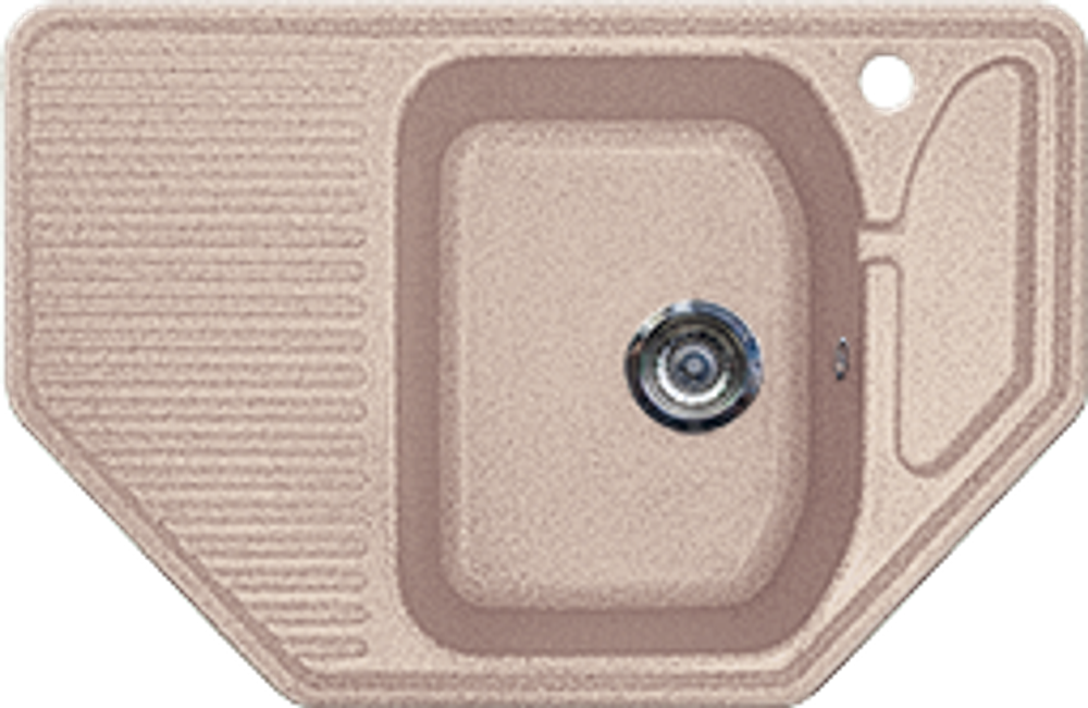 Мойка для кухни Gran-Stone GS-10  № 331 ( белый  )