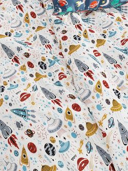 Постельное белье Сказка "Alien" 1,5-сп Наволочка 50х70 см 1 шт Простынь 150х215 см Пододеяльник 145х215 см,бязь