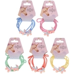 Резинки для волос 2шт «МИМИШКА», колясочка, микс 5 цветов, d-5,5см (подвес Единорог)