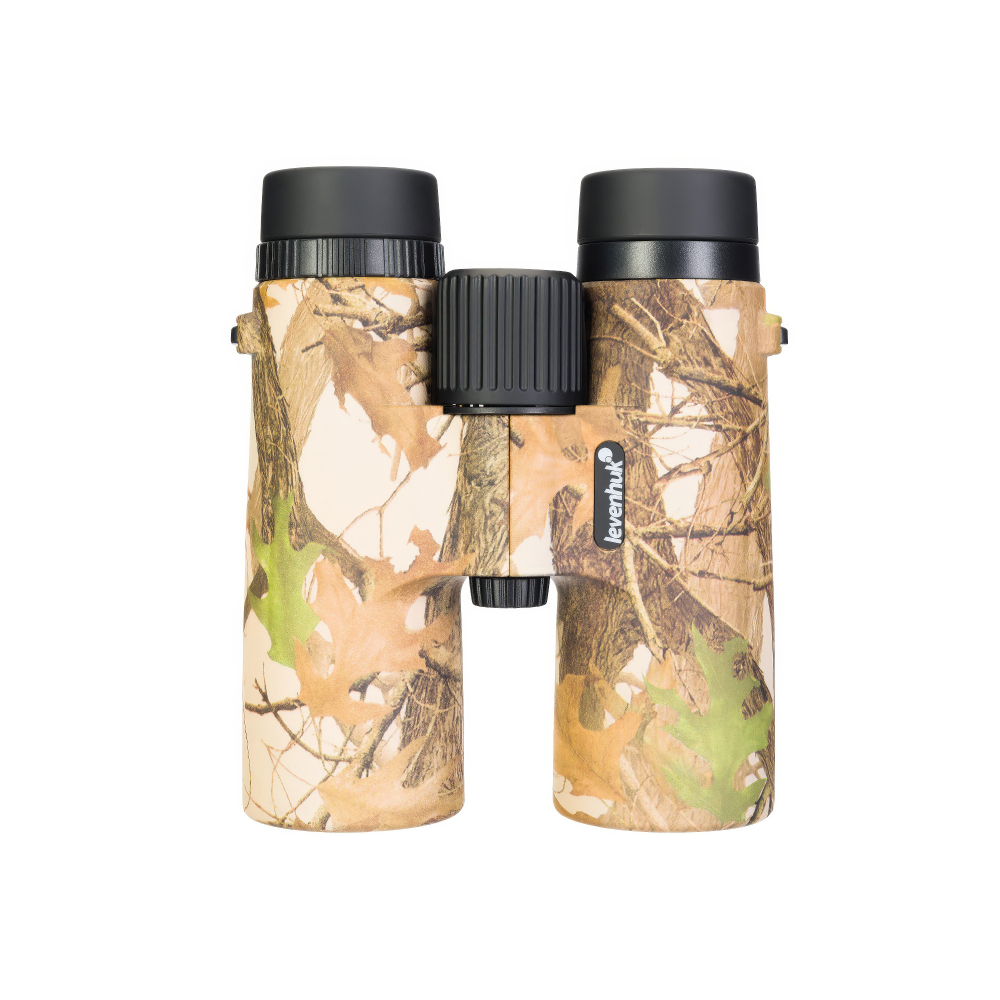 Бинокль Levenhuk Camo Pine 10x42 с сеткой - Roof призмы из оптического стекла BK-7