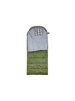 Спальный мешок-одеяло с капюшоном TauMANN Scout #R (молния справа), Подушка и компрессионный мешок в комплекте