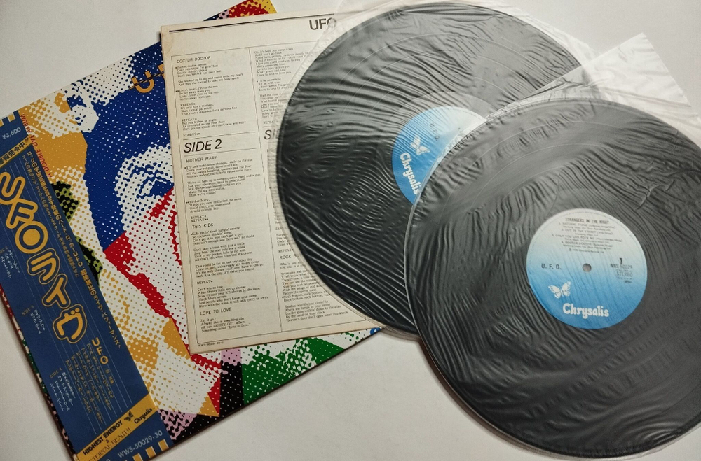 Винтажная виниловая пластинка LP UFO Strangers In The Night 2LP (Japan 1979)