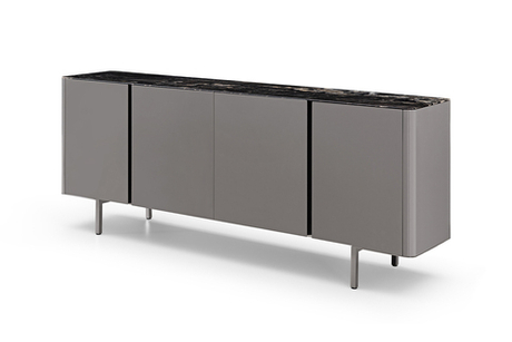 Комод с мраморной столешницей 80x42x200см Garda Decor Bbfly бежевый