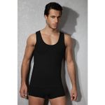 Мужская майка черная plus-size Doreanse 2011P