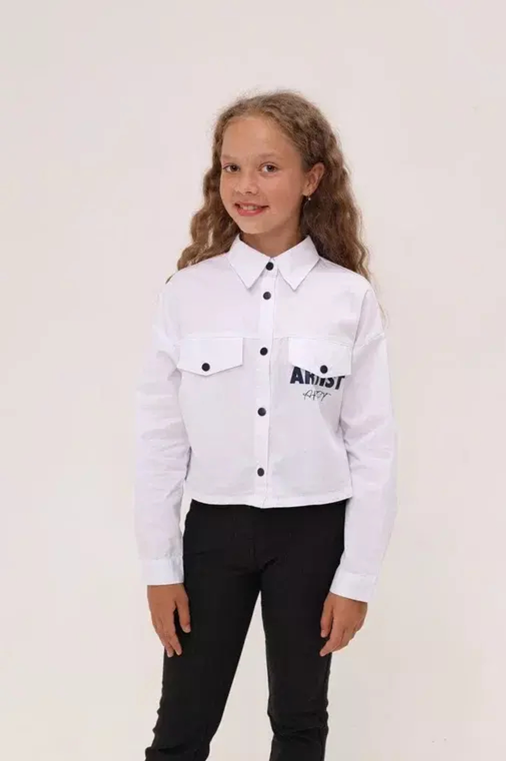 Блуза с длинным рукавом для девочки DELORAS (M) С63047