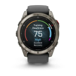 Смарт-часы Garmin fenix 8 Pro AMOLED (51 мм) Sapphire титан графитовый/черный
