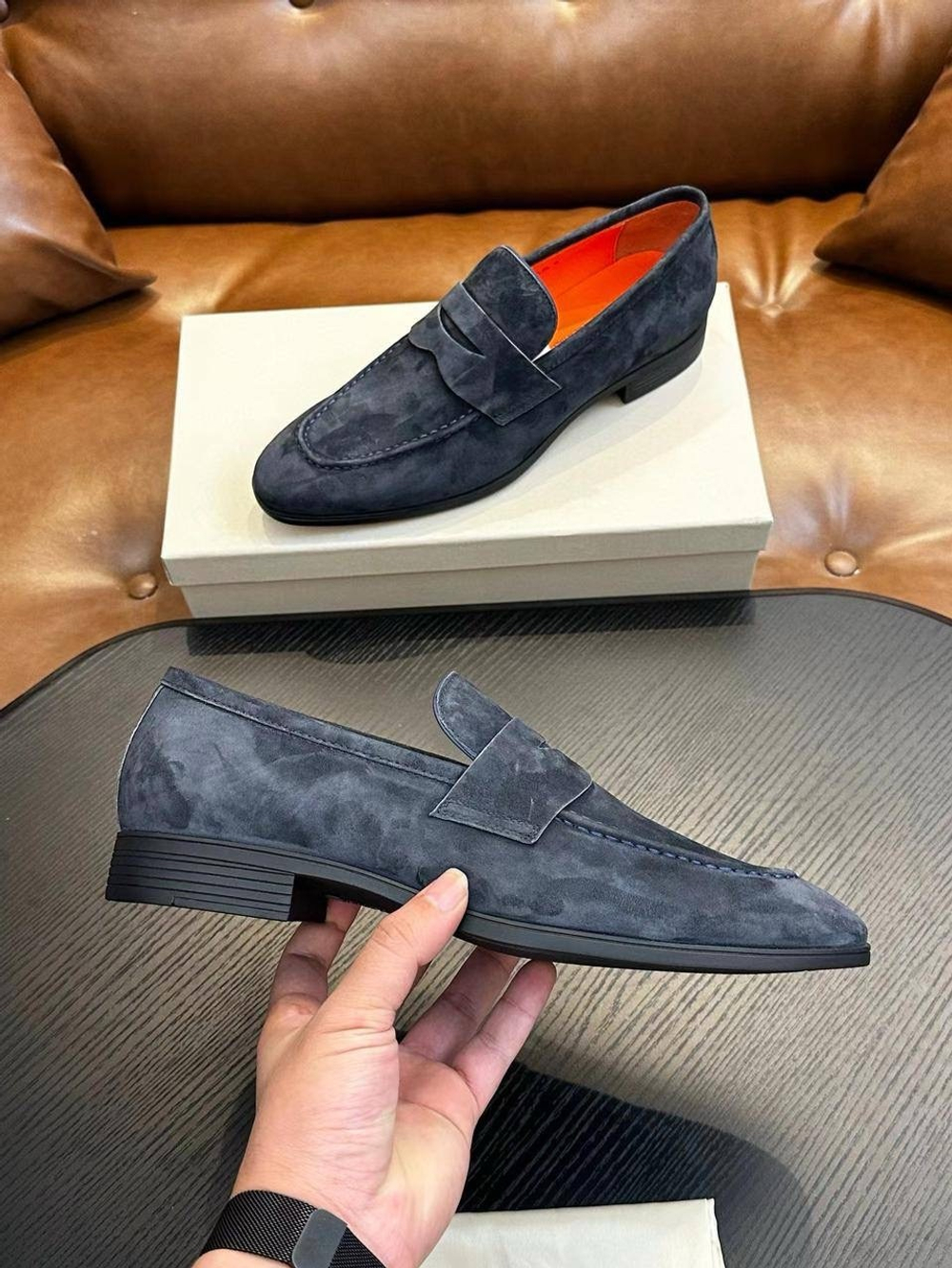 Лоферы Santoni