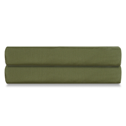 Простыня 160х200х30 Tkano Wild сатин оливковый