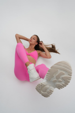 Лосины Gantelka BASE PUSH-UP розовые
