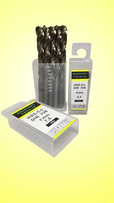 Сверла по металлу кобальтовые 6 мм HSS-Co Кобальт Cobalt 5 % - 5 шт
