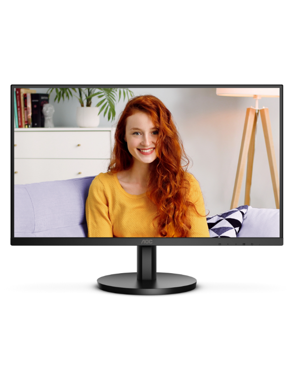 Монитор 27" AOC 27B3HMA2 1920х1080, WLED, 16:9, VA, 250cd, 3000:1, 20M:1, 4ms, 178/178, VGA, HDMI, 100Hz, Speakers, Tilt, Внутр, VESA, Black, 3y