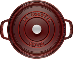 STAUB Чугунная кастрюля Cocotte 24 см 3,8 л красная (сорт II)